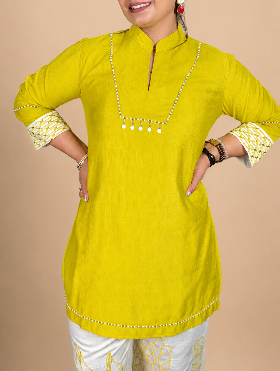 "RAAHI"- Pearl Work Co-ord Set