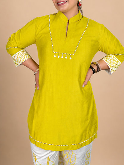 "RAAHI"- Pearl Work Co-ord Set