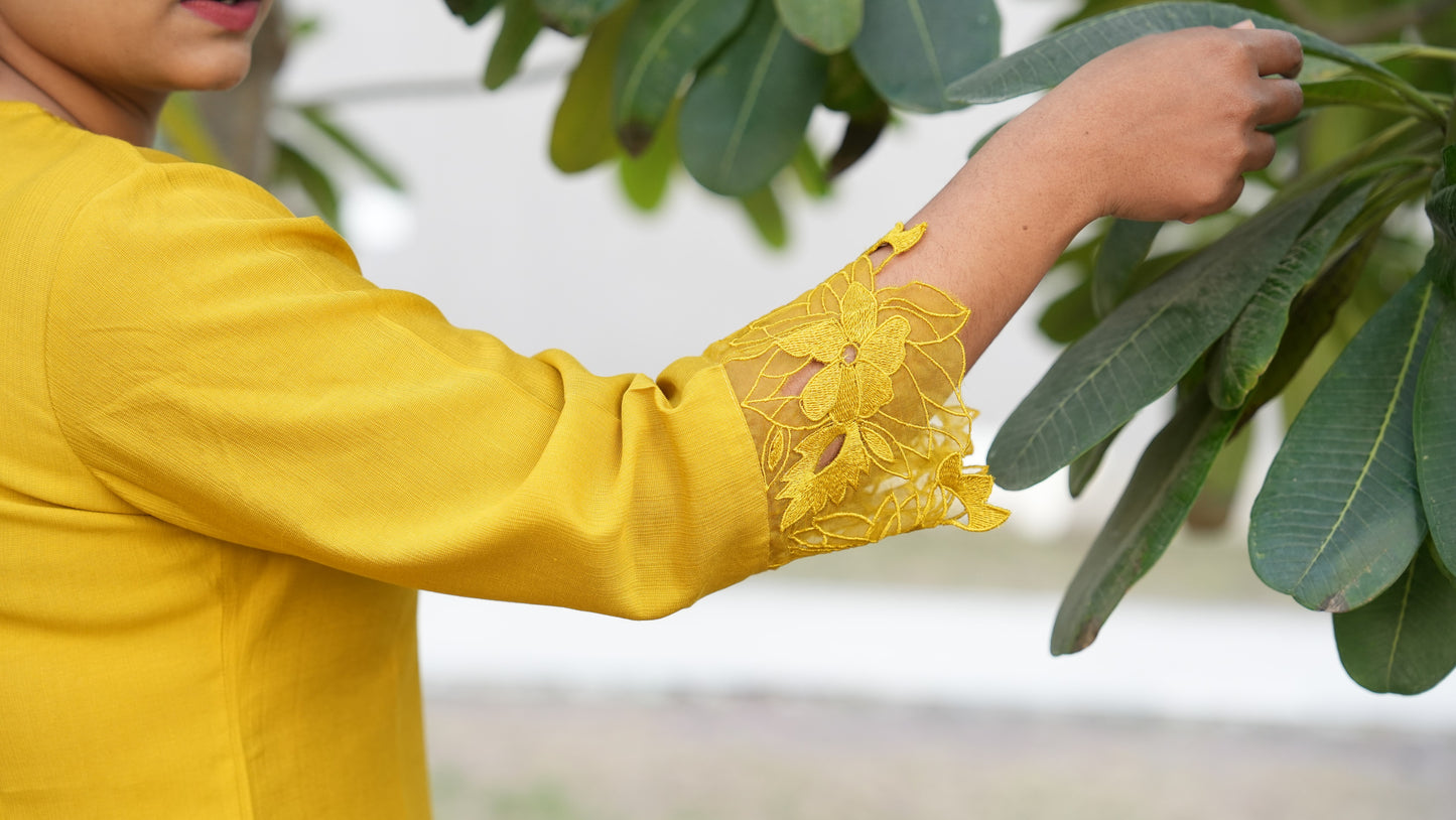 "IRA" - Yellow Co-ord set