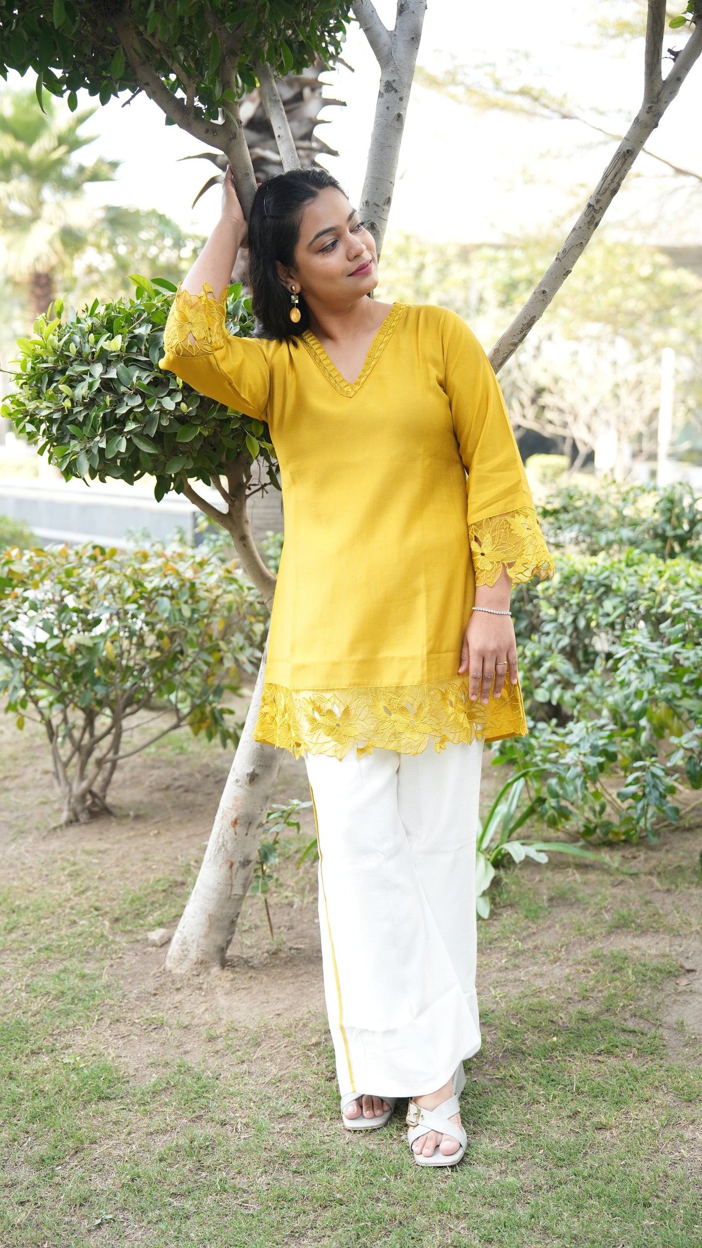 "IRA" - Yellow Co-ord set