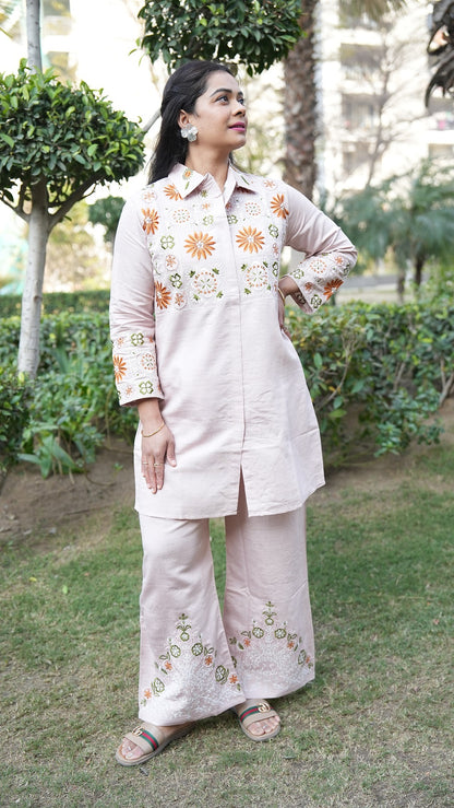 "RUH" - Blush Ivory Co-ord set