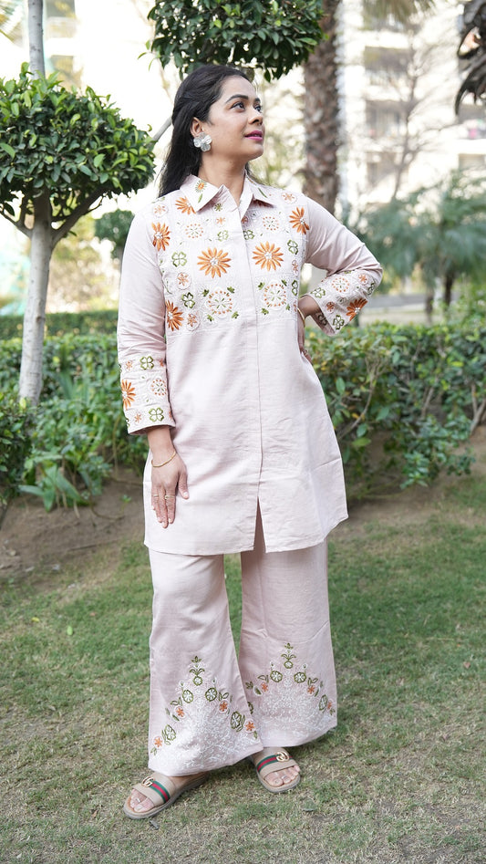 "RUH" - Blush Ivory Co-ord set