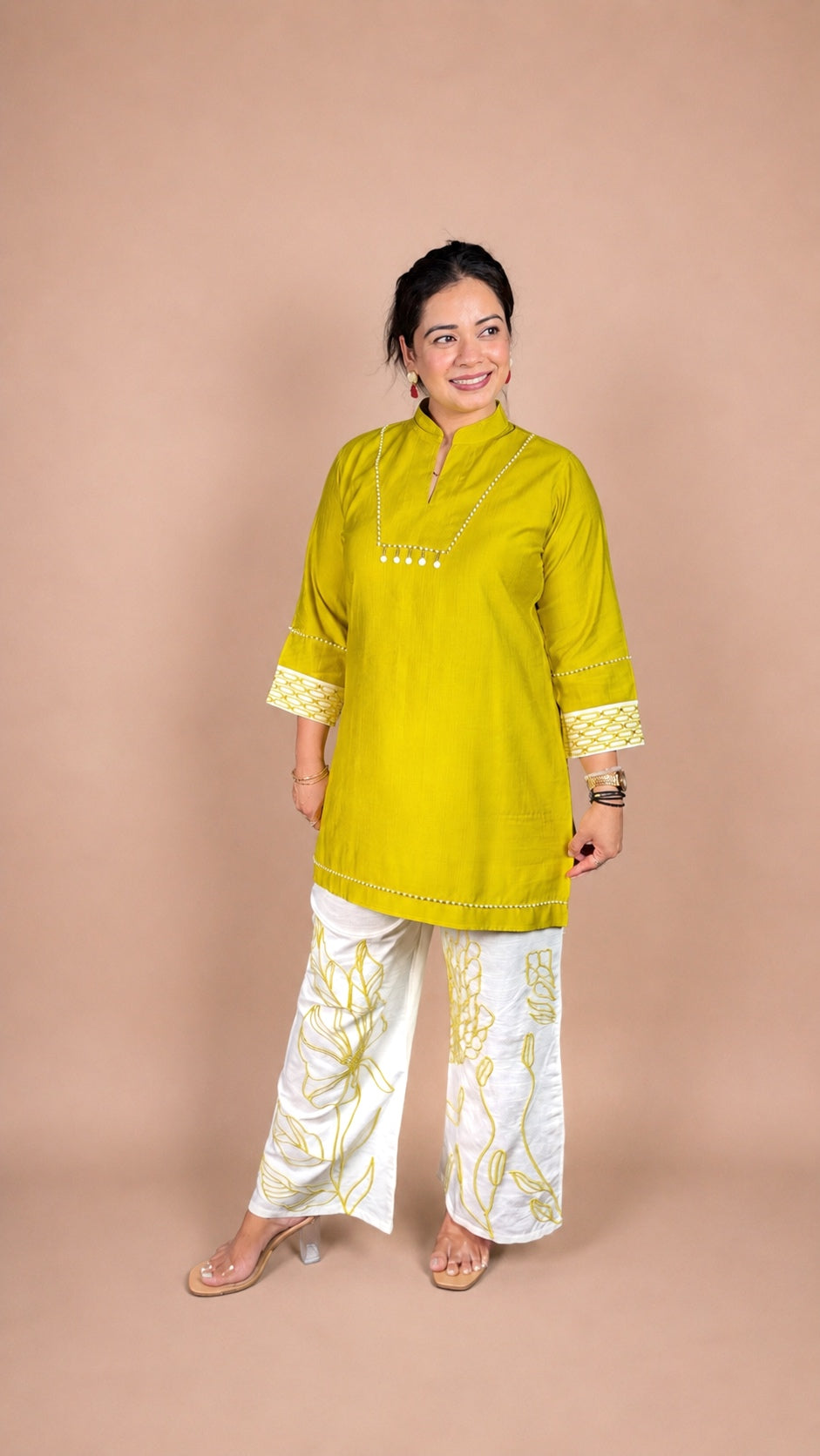 "RAAHI"- Pearl Work Co-ord Set