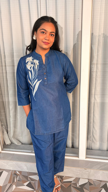 "NAYRA"- Denim Short Kurti