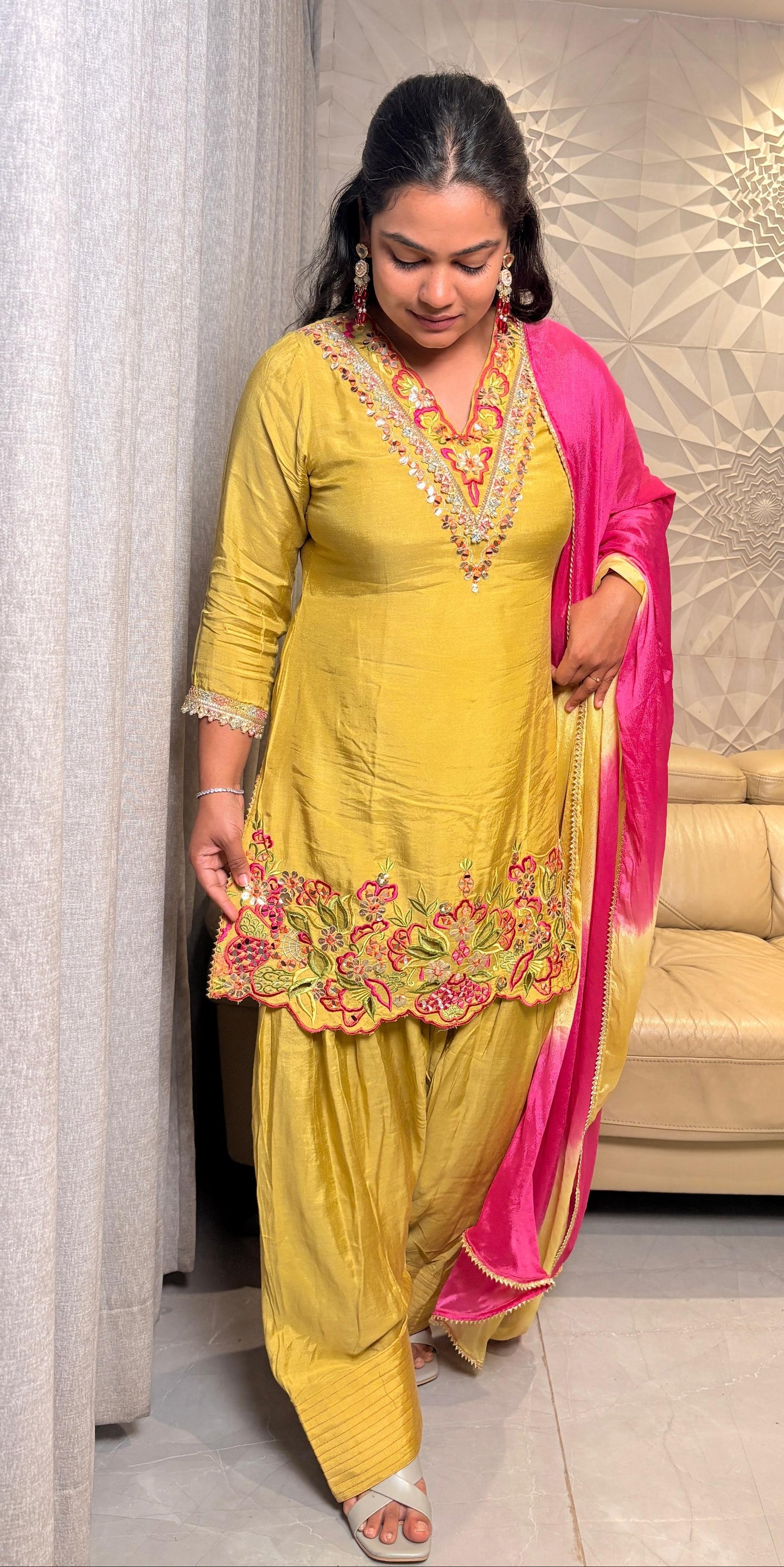 "ZOYA"- Farshi Salwar Suit Set
