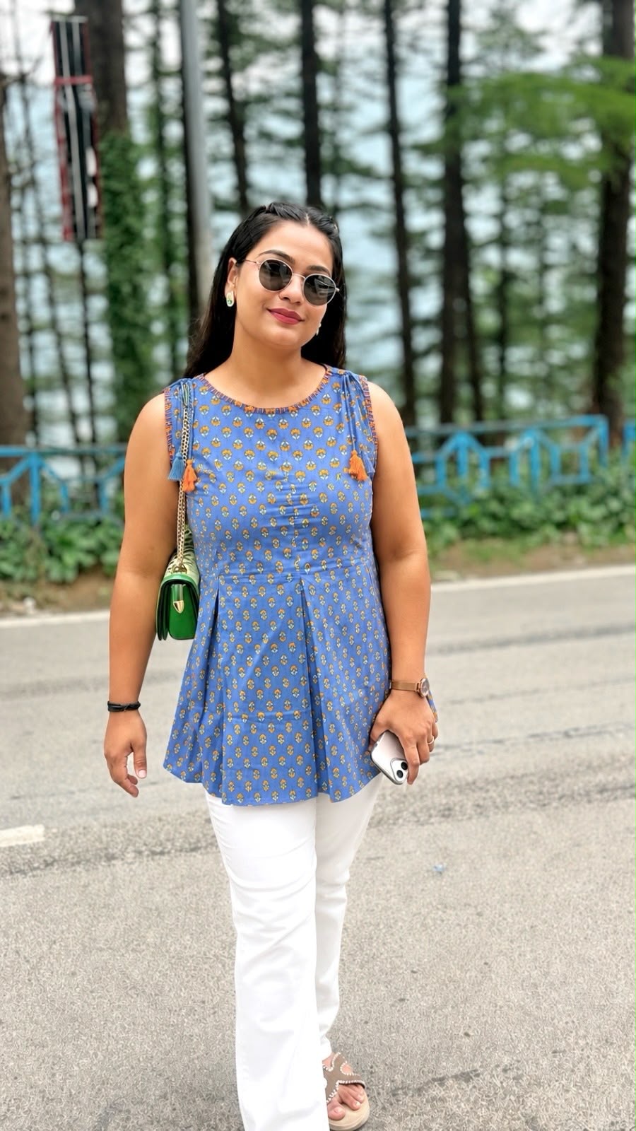 "NIA"- Pure Cotton Sleeveless Kurti